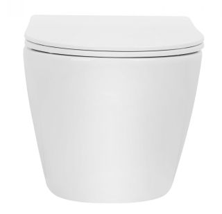 Унитаз ABBER Bequem AC1100T безободковый смыв торнадо белый